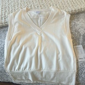 Athleta NWT vneck sweatshirt sleeveless